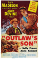 Outlaw's Son 1954 Movie Poster Masterprint