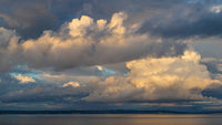 Port Townsend Sunset over Admiralty Inlet Fine Art Print by Don Paulson