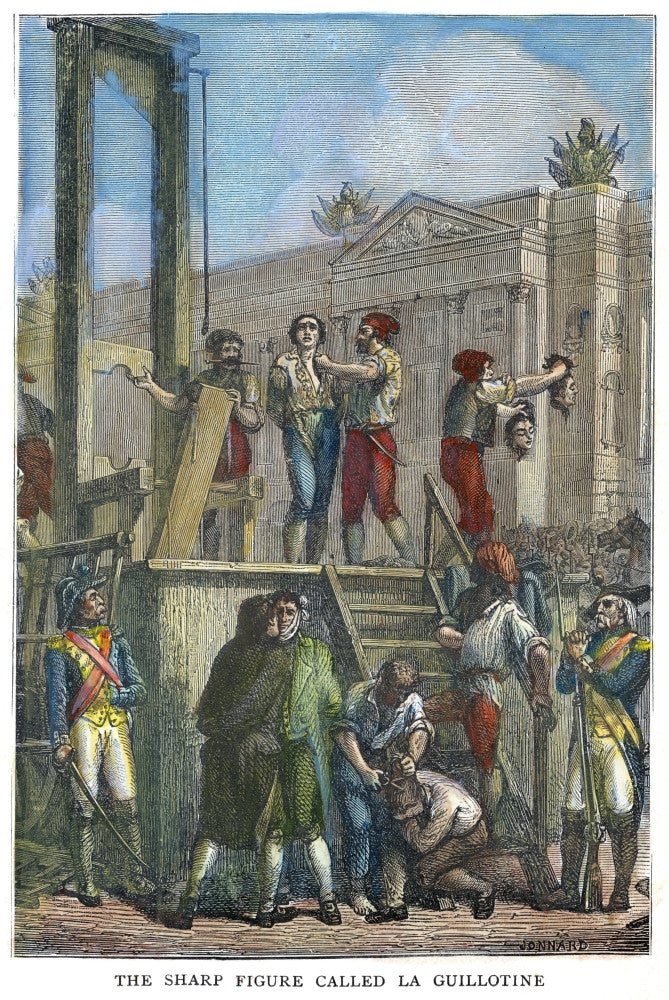La Guillotine Engraving from A Tale of Two Cities by Charles Dickens