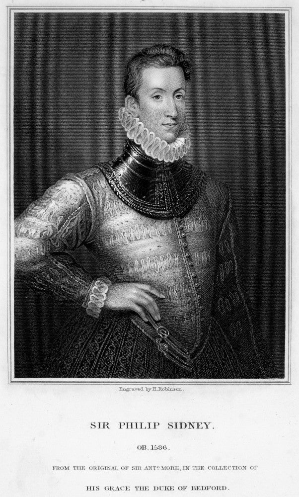 Sir Philip Sidney Fine Art Print - Steel Engraving by Granger Collection