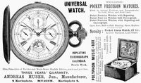 Pocket Watch 1897 English Newspaper Advertisement Poster Print by Granger Collection