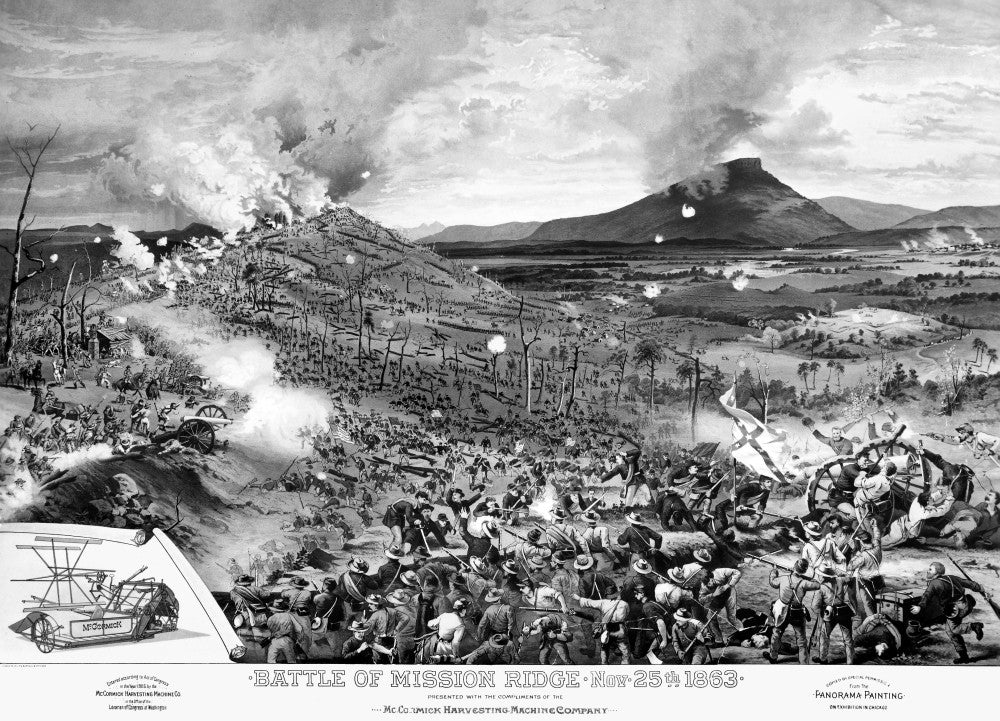 Missionary Ridge Battle Fine Art Print - American Civil War