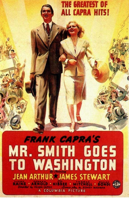 Mr. Smith Goes to Washington Movie Poster by Frank Capra - 11x17