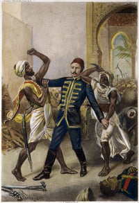 The Death of General Charles George Gordon Fine Art Print by J.L.G. Ferris