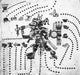 Aztec God Tezcatlipoca Fine Art Print from Codex Fejervary-Mayer