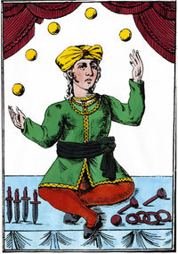 18th Century Juggler Woodcut Print by Granger Collection