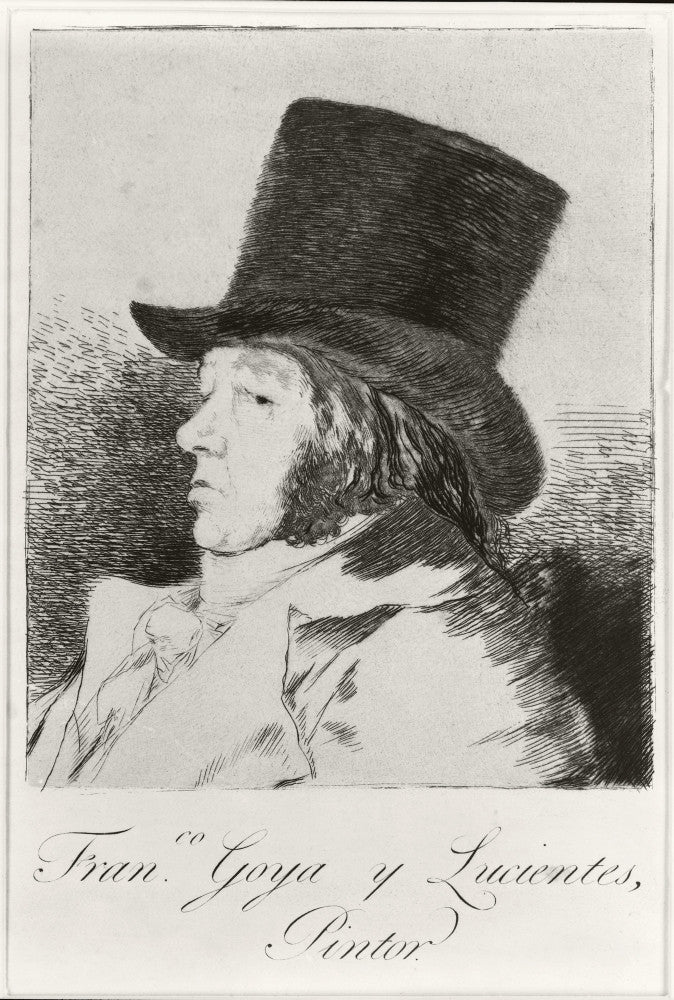 Self Portrait Fine Art Print by Francisco Goya - 1746 to 1828