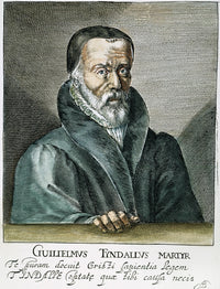 William Tyndale 17th Century Line Engraving Poster Print by Granger Collection