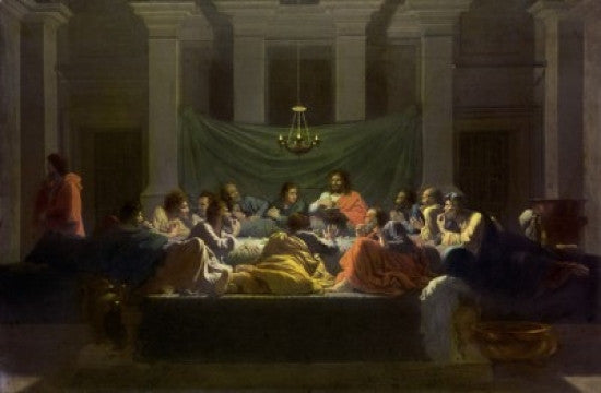 The Last Supper Fine Art Print by Nicolas Poussin