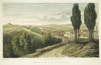 South East View of Florence, Italy - 1818 Steel Engraving Print by Granger Collection