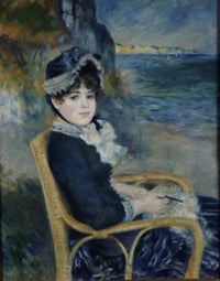 By the Seashore Fine Art Print by Pierre-Auguste Renoir