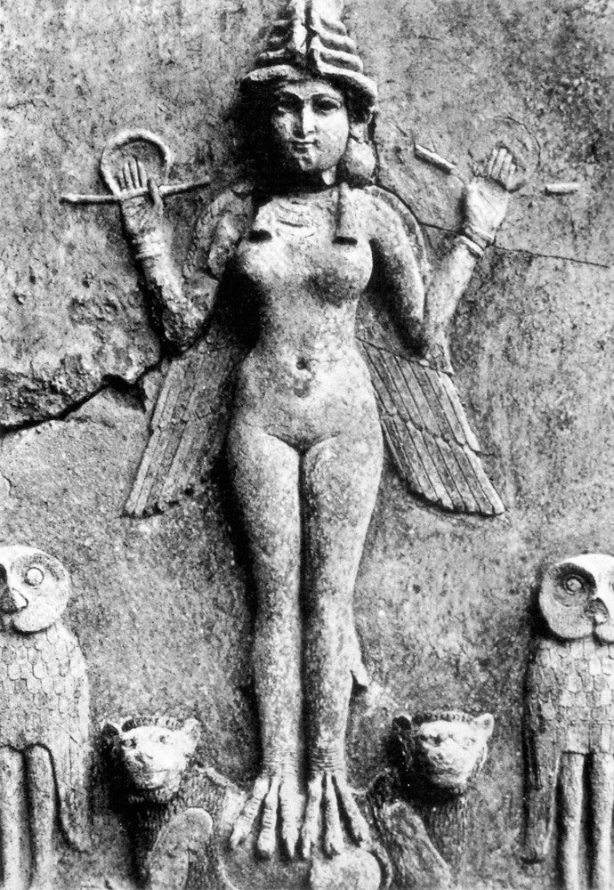 Lilith Burney Relief Fine Art Print - Terracotta Plaque