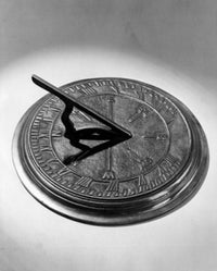 Close-Up of a Sundial Fine Art Print - Available in Multiple Sizes