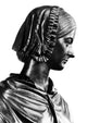 Detail of Florence Nightingale Bronze Cast Bust by Sir John Steell