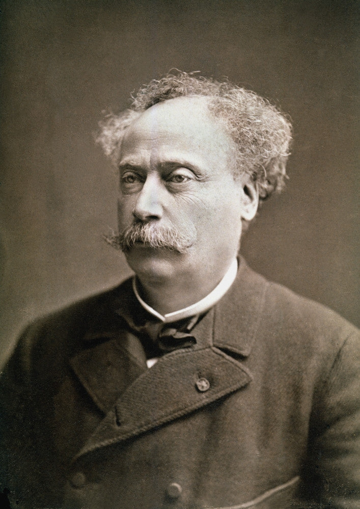 Alexandre Dumas Fils Cabinet Photograph Print by Nadar