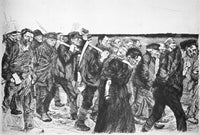 Germany: Weavers, 1844 Etching Print by Kathe Kollwitz