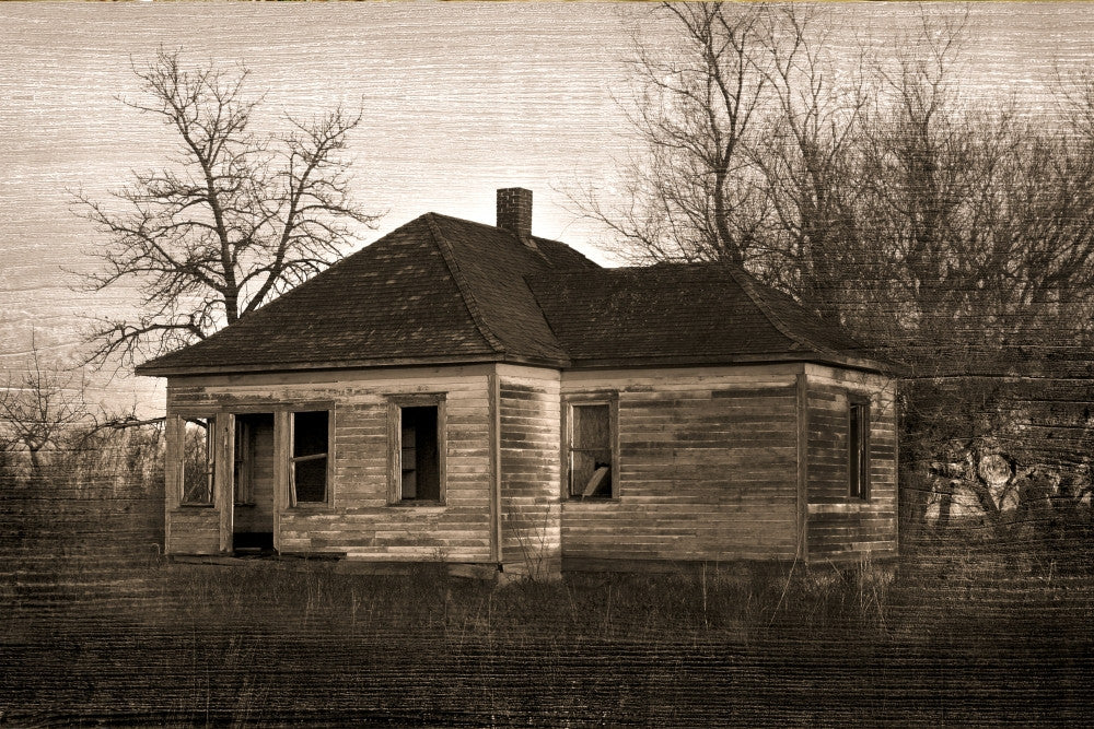 Abandoned Farm House Fine Art Print - Multiple Sizes Available