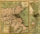 The Seat of War in New England Fine Art Print by Robert Sayer & John Bennett