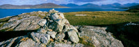 Cairn on Coastal Hill Fine Art Print - Taransay, Scotland