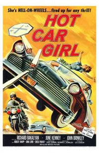Hot Car Girl Movie Poster - 11x17 Print