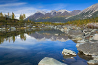 Bonanza Ridge Autumn Reflection Fine Art Print - Wrangell St. Elias