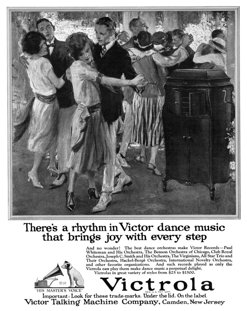 Victrola Phonograph 1922 American Advertisement Poster Print