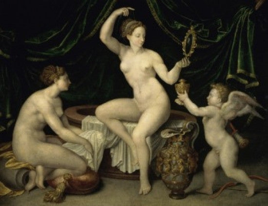 Venus and Cupid Fine Art Print - Venus et L'Amour from Musée du Louvre