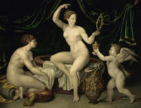 Venus and Cupid Fine Art Print - Venus et L'Amour from Musée du Louvre