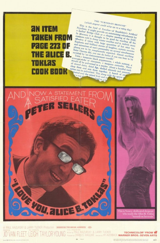 I Love You, Alice B. Toklas Movie Poster 11x17