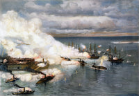 Battle of Mobile Bay (1864) Fine Art Print by Granger Collection