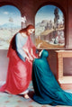 Jesus Appears to His Mother Fine Art Print by Gebhard Flatz