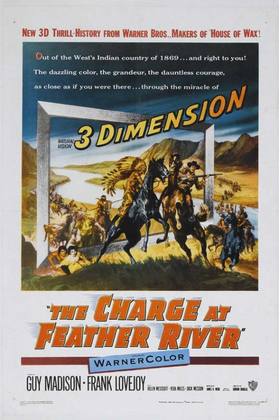 The Charge at Feather River Movie Poster 11x17