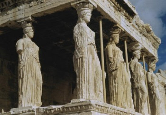 Porch of Maidens Fine Art Print - Erectheum, Acropolis Museum