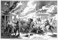 Quantrill's Raiders 1863 Fine Art Print - Historical Wood Engraving