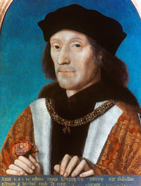 King Henry VII of England Oil on Panel Fine Art Print by M. Sittow