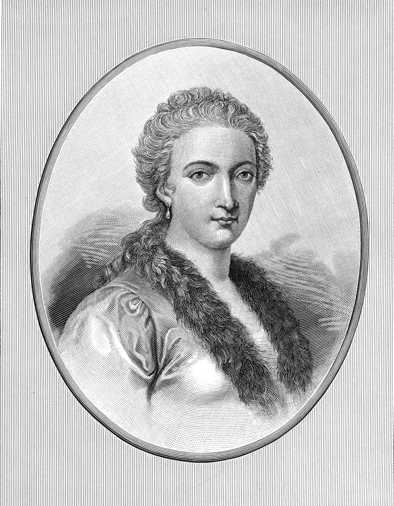 Maria Gaetana Agnesi Fine Art Print - Late 19th Century Engraving