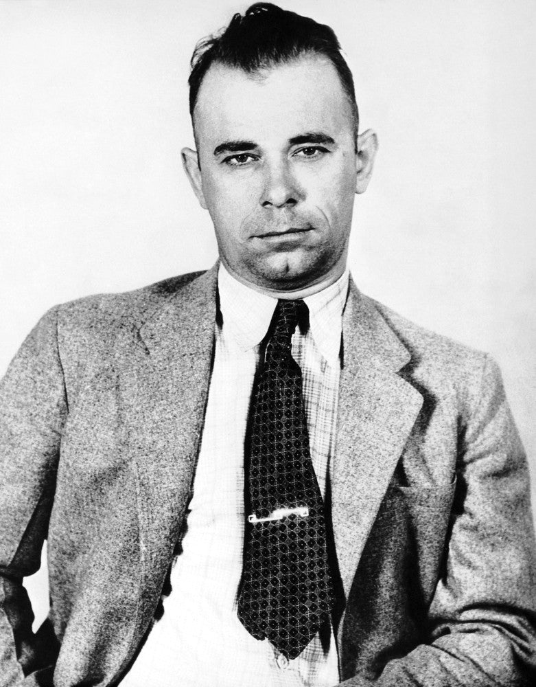 John Dillinger American Bank Robber Poster Print - 1933 Photography