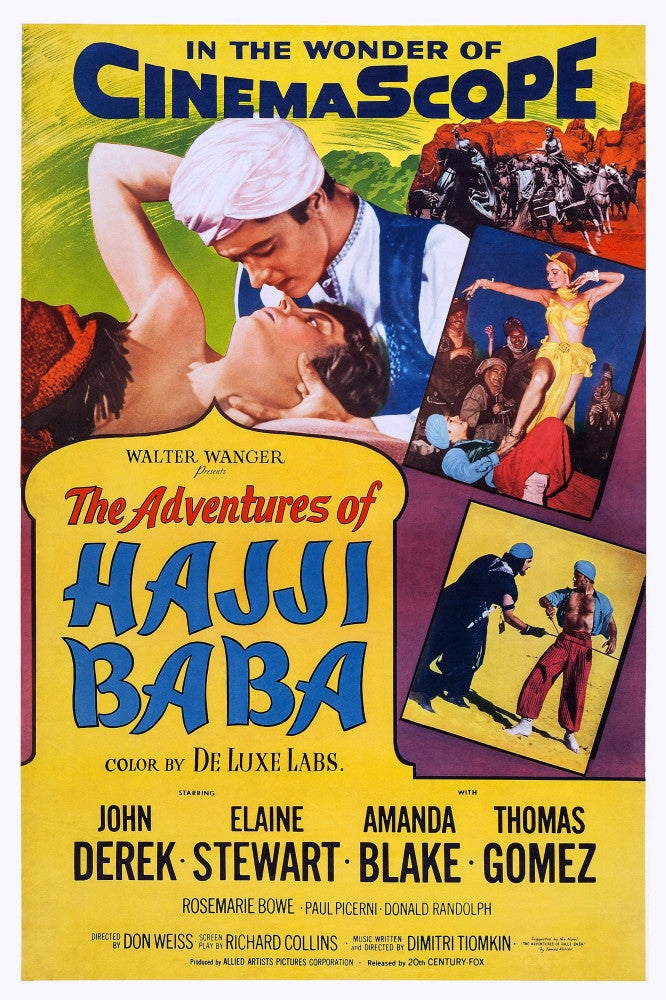 The Adventures of Hajji Baba Movie Poster Art Print - 1954