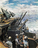 WWII Aircraft Carrier General Quarters Fine Art Print by William Franklin Draper