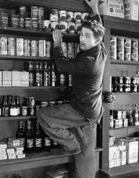 Silent Film Still: Stores Fine Art Print by Granger Collection