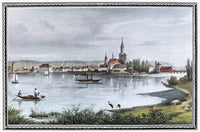 Germany: Konstanz & Bodensee Mid-19th Century Engraving Print by Granger Collection