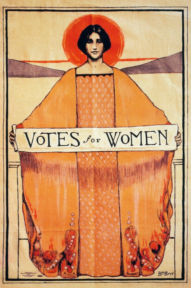 Votes For Women 1911 American Suffrage Poster Print by Granger Collection