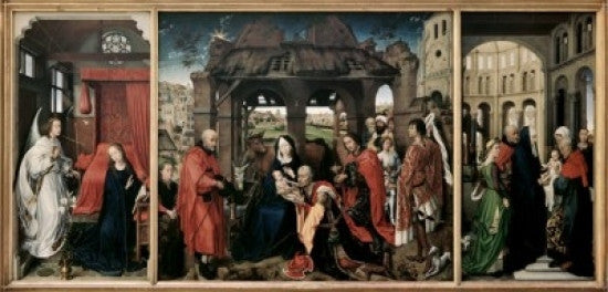 St. Columba Altarpiece Fine Art Print by Rogier van der Weyden