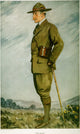 Lord Baden-Powell Fine Art Print - English Lithograph, 1911