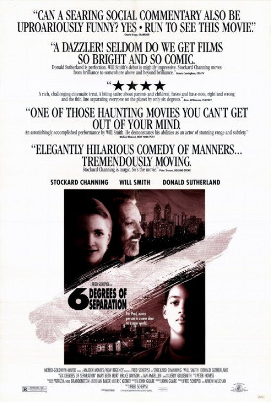 Six Degrees of Separation Movie Poster Print - 27x40