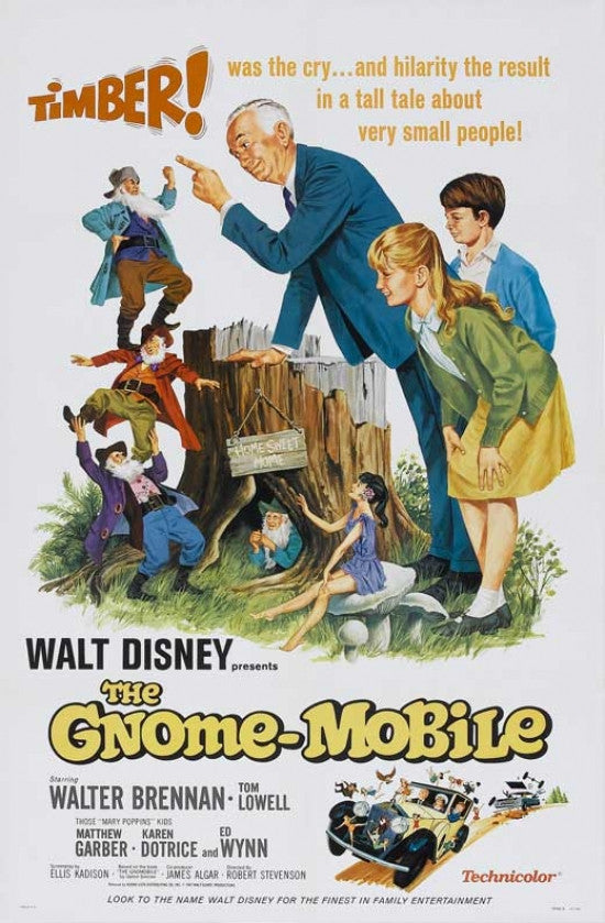The Gnome-Mobile Movie Poster (11 x 17) | Posterazzi