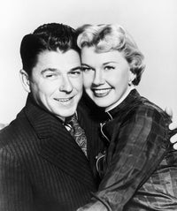 Ronald Reagan and Doris Day Publicity Shot from 'The Winning Team' Fine Art Print