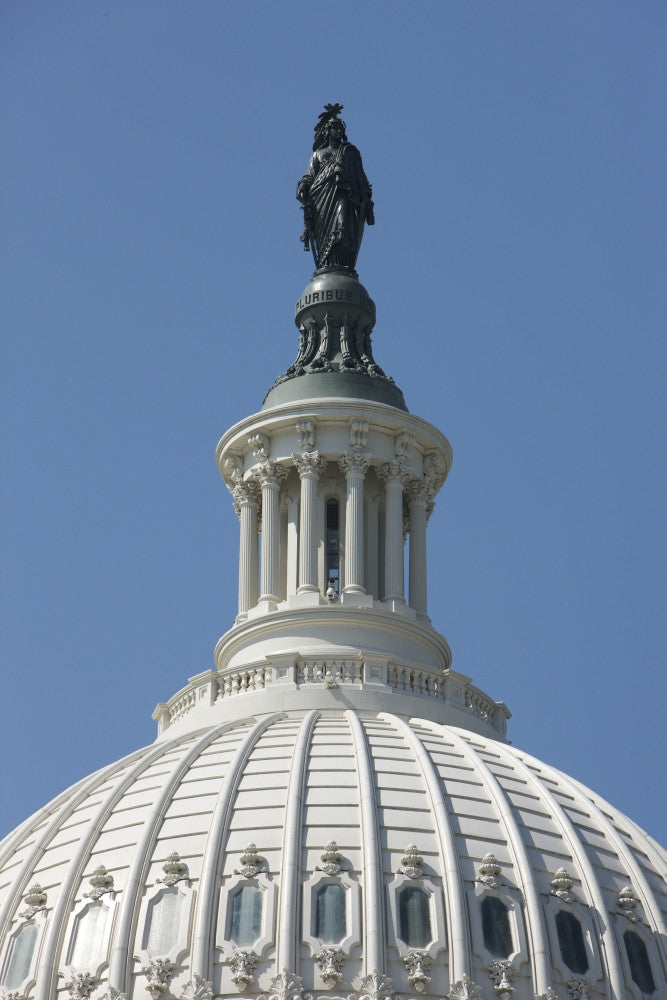 United States Capitol Building Dome Poster Print - Washington D.C.