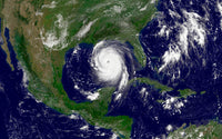 Hurricane Katrina Fine Art Print by Stocktrek Images