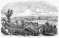 Syracuse, New York - 1853 Water Works View Wood Engraving Print by Granger Collection